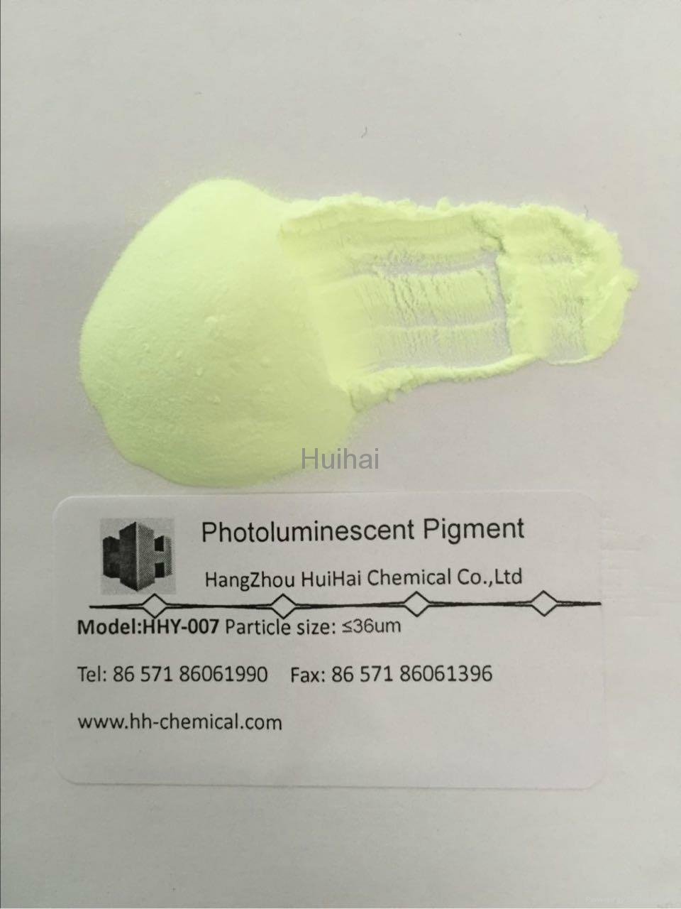 screen printing photoluminescent pigment long afterglow and high brightness yell 3