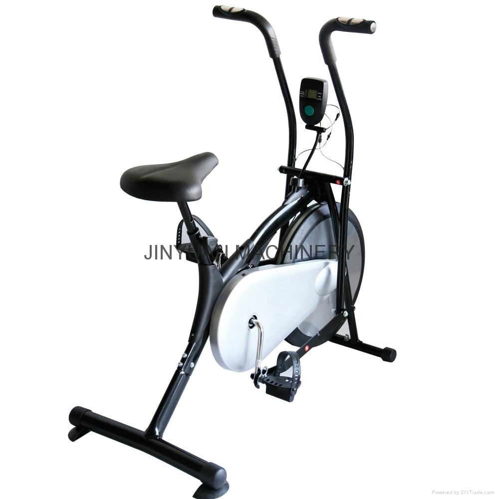 Inflatable pedal crossfit exercise air bike for elderly with hart rate sensor 3