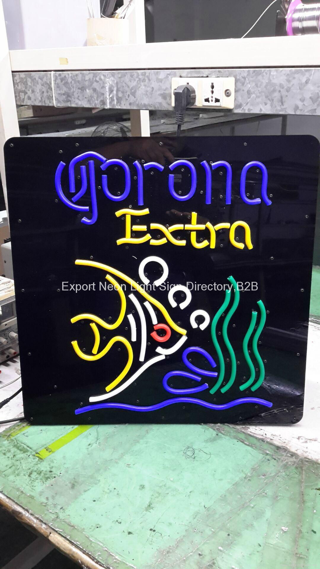 LED flexible neon sign(acrylic base) 2