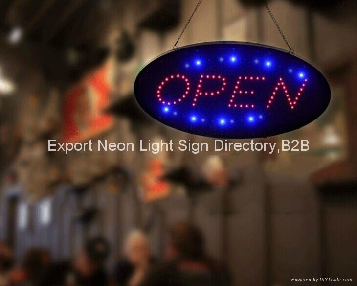Flash Led Open Neon Signs
