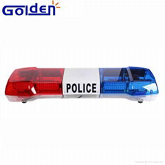 Police LED warning lightbar with siren