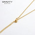 custom high quality flower shape gold