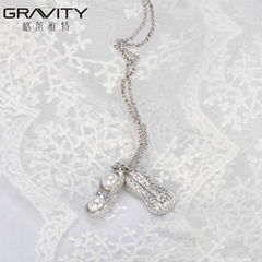 fashion white gold 925 Sterling silver