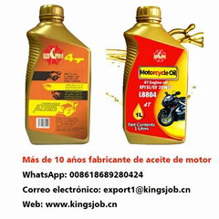 Engine oil for 4 stroke motorcycles