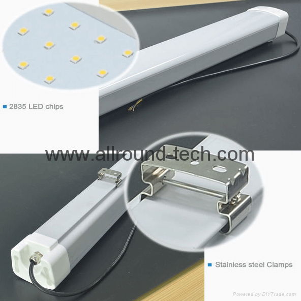 LED Tri-proof light 1.2m 2 feet 40w IP66 TUV CE  2