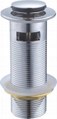 Cupc Bathroom Basin Sink Drain Pop up Drainer with Overflow Stainless Steel Pipe