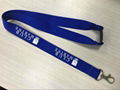 Customized silk screen print nylon lanyard & landyard with hook