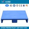 High quality flat top design Injection molding three-foot pallet for printing