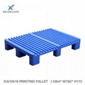 Non stop plastic pallet for printing