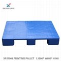 XPJ1008-140 High Quality Single Faced Flat Type Nine Feet Plastic Pallet 2
