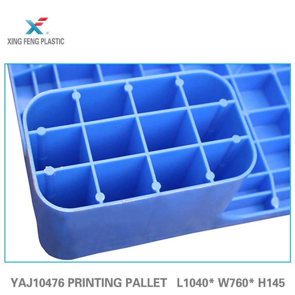 XPJ1008-140 High Quality Single Faced Flat Type Nine Feet Plastic Pallet 3