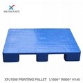 XPJ1008-140 High Quality Single Faced Flat Type Nine Feet Plastic Pallet 5