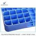 High quality flat design Injection molding nine-foot pallet use in printing  