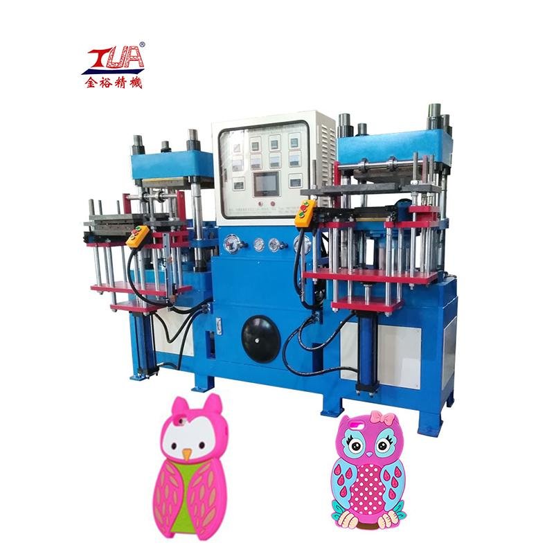 Double head Silicone Cell Phone Case Moulding Machine 4
