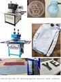 Full Automatic clothing silicone 3d embossing machine