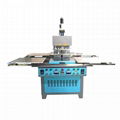 silicone jeans label embossing pressing machine on garment