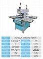 silicone jeans label embossing pressing machine on garment 4