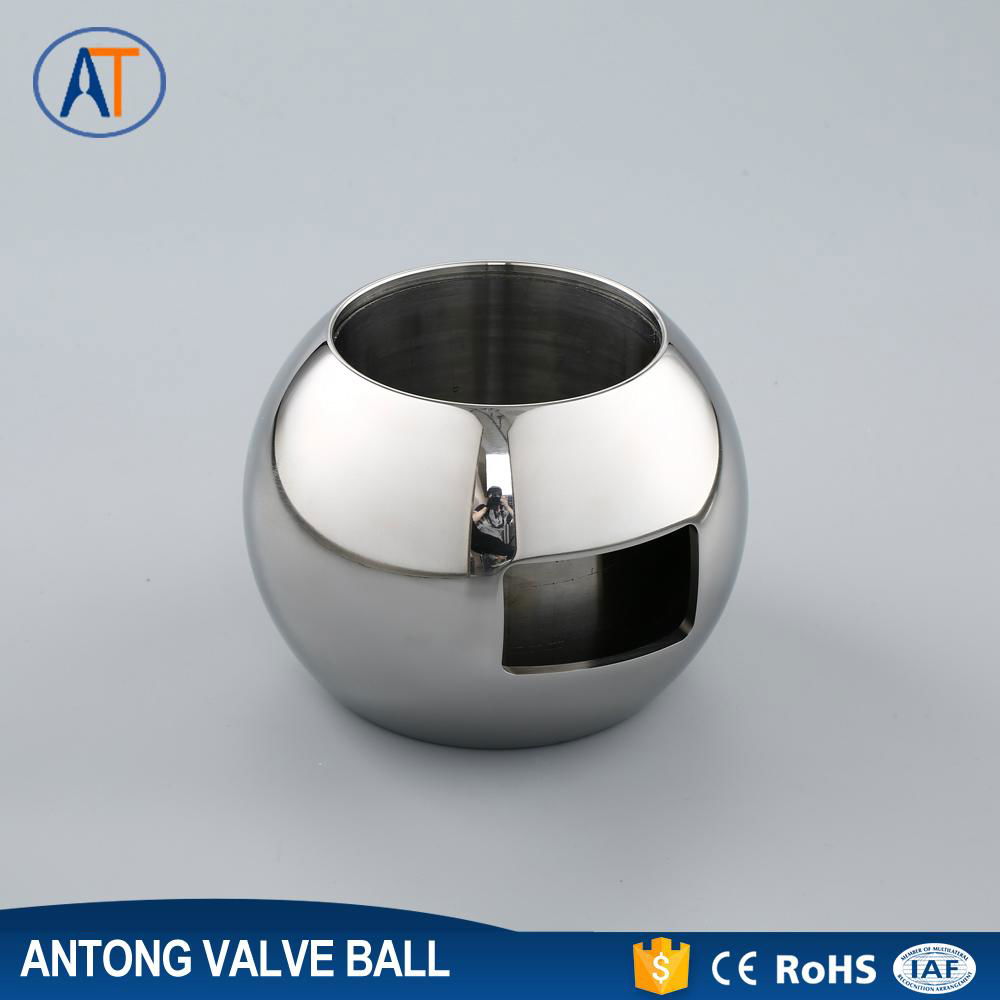 China Supplier High Quality Hollow Valve Ball with diversion tube suitable for W 3