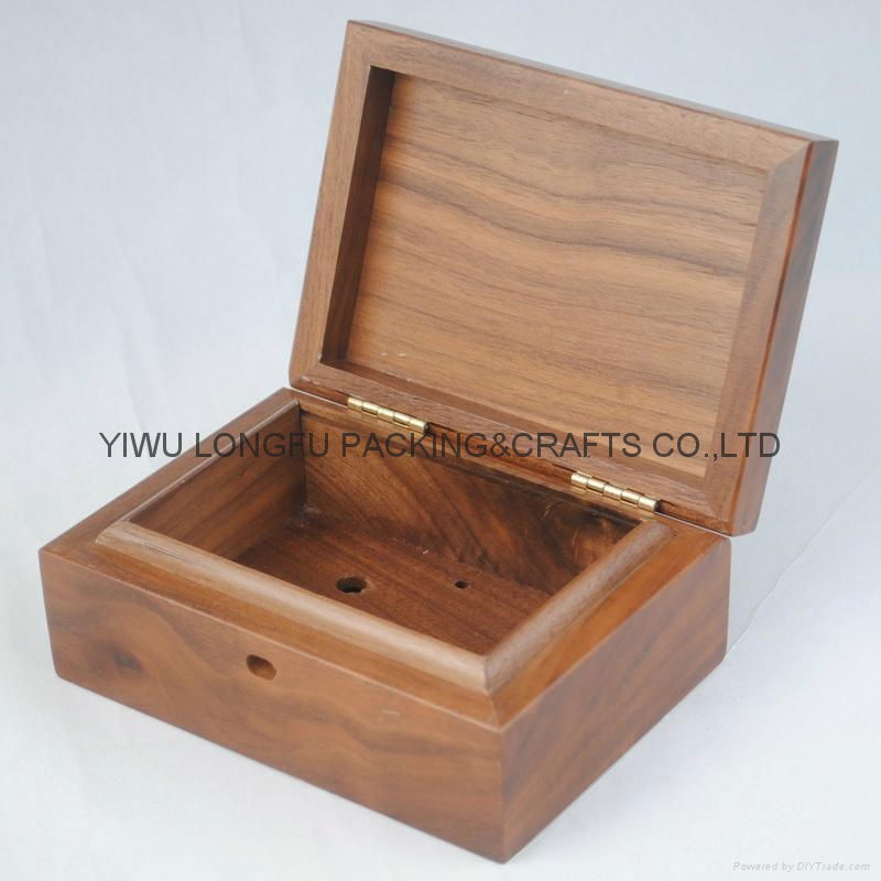 Custom factory Antique Gift Box creative Cordyceps health care products box wood 4