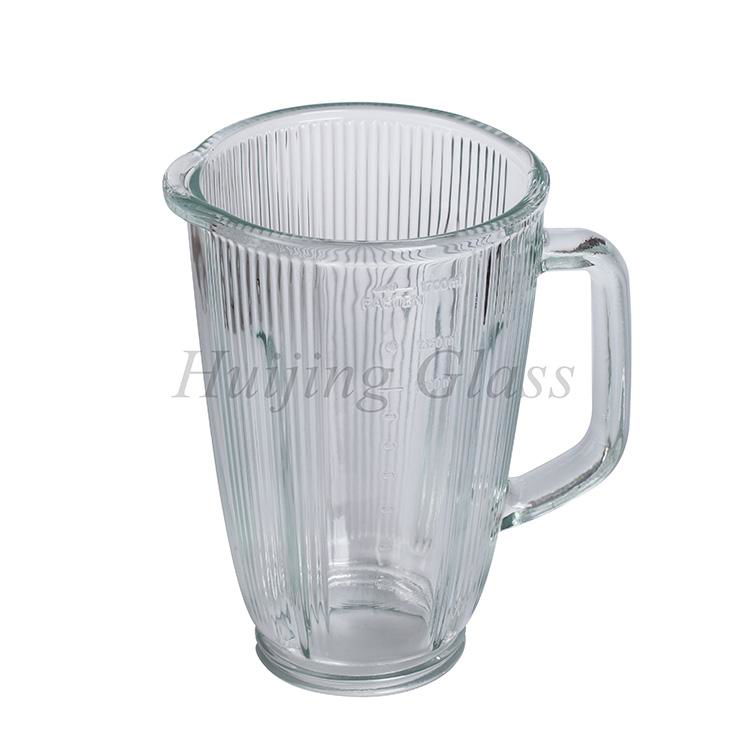 1.5L kitchen appliance replacement soda-lime striped blender glass jar A11-3