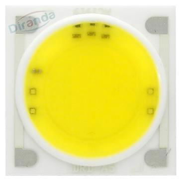 NO Power Driver AC COB Ceramic Board Round Emitting Area LED 220V AC 30w COB 3