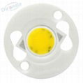 Driverless filp AC COB Ceramic Board Round Emitting Area LED 85-277V 1