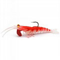 120mm Customized High Quality TPR Material Fishing Lure Prawn Soft Shrimp 1