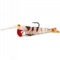 120mm Customized High Quality TPR Material Fishing Lure Prawn Soft Shrimp 3