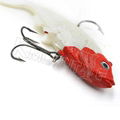 Chentilly CHLP26 lead fishing bait 12cm 40g lead head shad lure long tail soft f 1