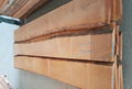 Steamed Beech Unedged Planks, 50 mm thick, AB grade