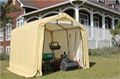 WEATHERFAST MID SHED WITH PE FABRIC COVER 8'X8'X7' IDEAL FOR PURPOSE STORAGE 1