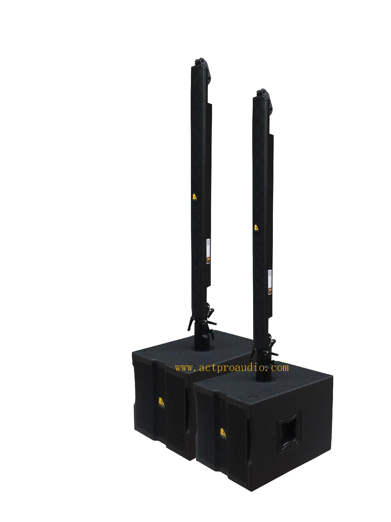 Modular line array Column speaker Actpro professional audio stage