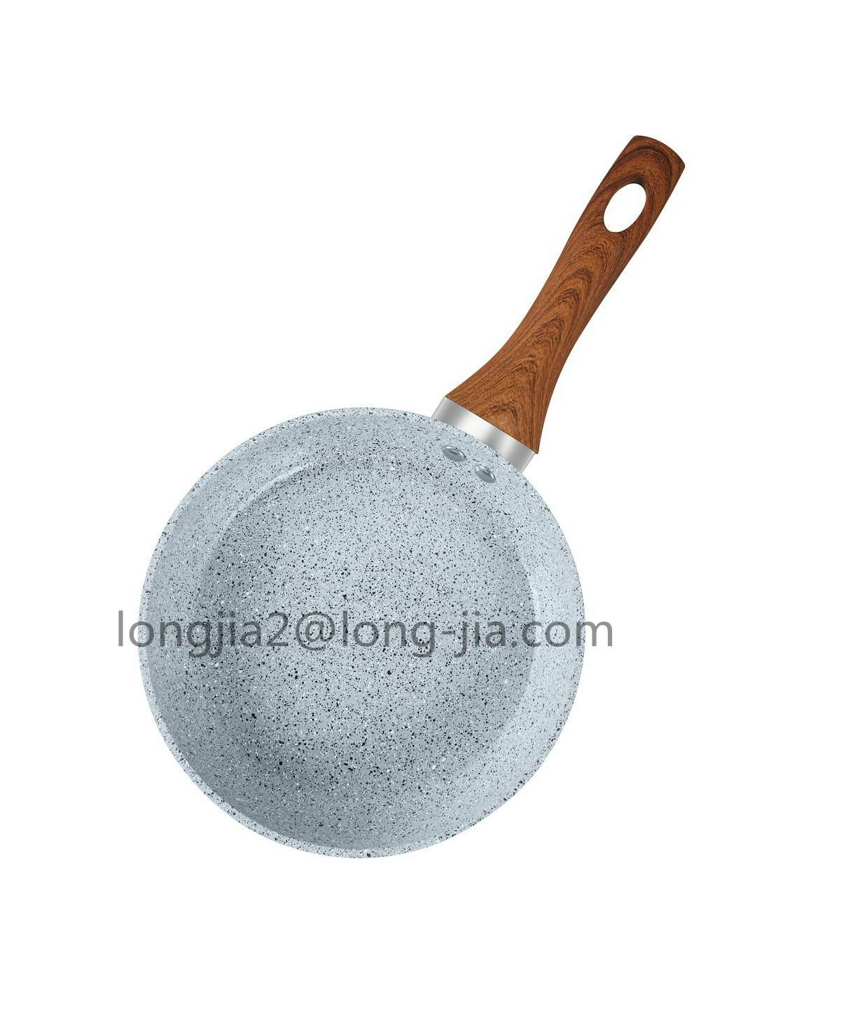 Granite Coated Nonstick Fry Pan Skillet pan set  2