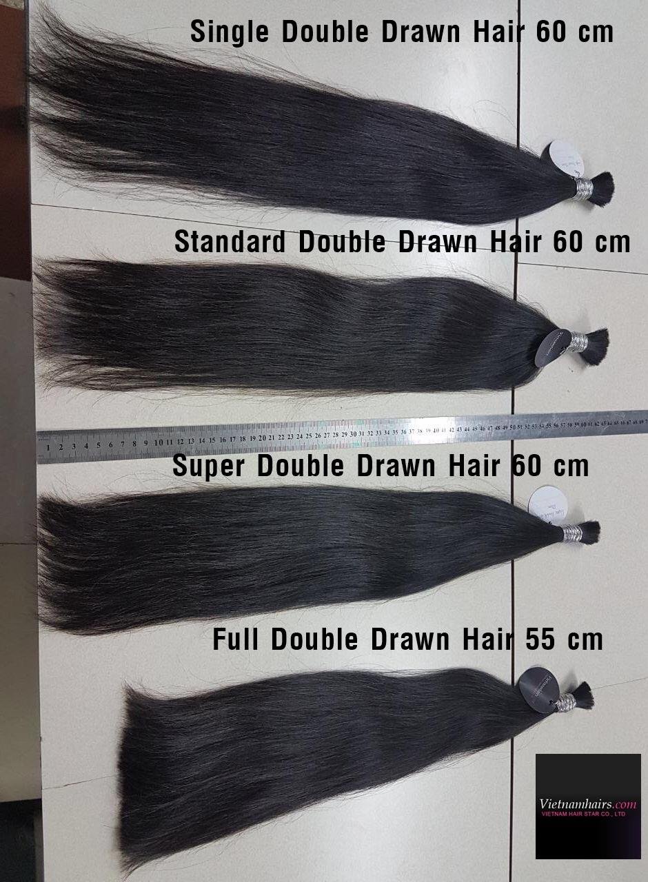 Vietnamese double drawn hair (Premium quality) 50cm