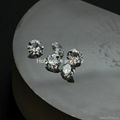 Moissanite factory sale round 6.5MM 1 carat EF color VVS 1