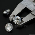 Moissanite factory sale round 6.5MM 1 carat EF color VVS 2