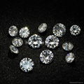 Moissanite factory sale round 6.5MM 1 carat EF color VVS 4