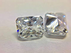 Moissanite Radiant cut 6X7mm EF COLOR VVS