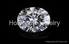 Moissanite Oval cut 6X8 MM  EF COLOR VVS