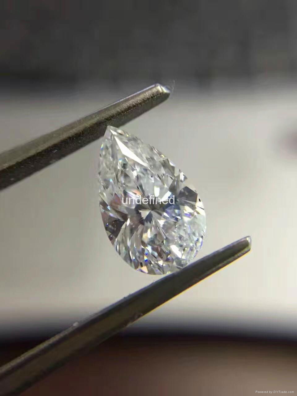 Moissanite Pear cut 6X8 MM  EF COLOR VVS