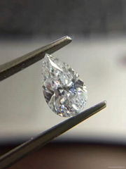 Moissanite Pear cut 6X8 MM  EF COLOR VVS