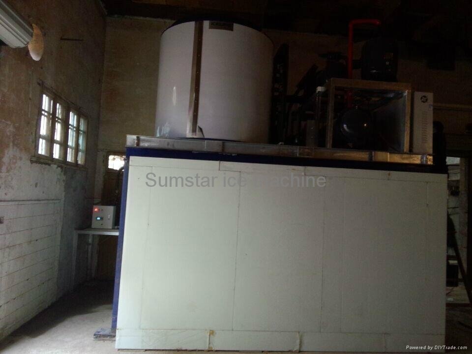 30T stainess steel flake ice machine for chemical industry cooling