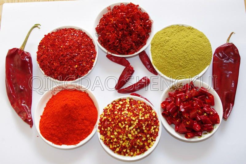 Green hot chili powder (China Manufacturer) Processed Vegetable