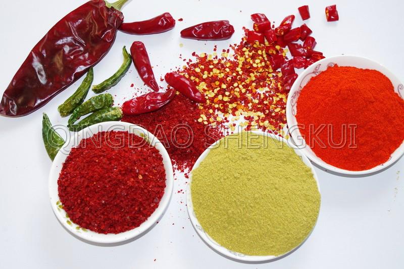 Green hot chili powder (China Manufacturer) Processed Vegetable