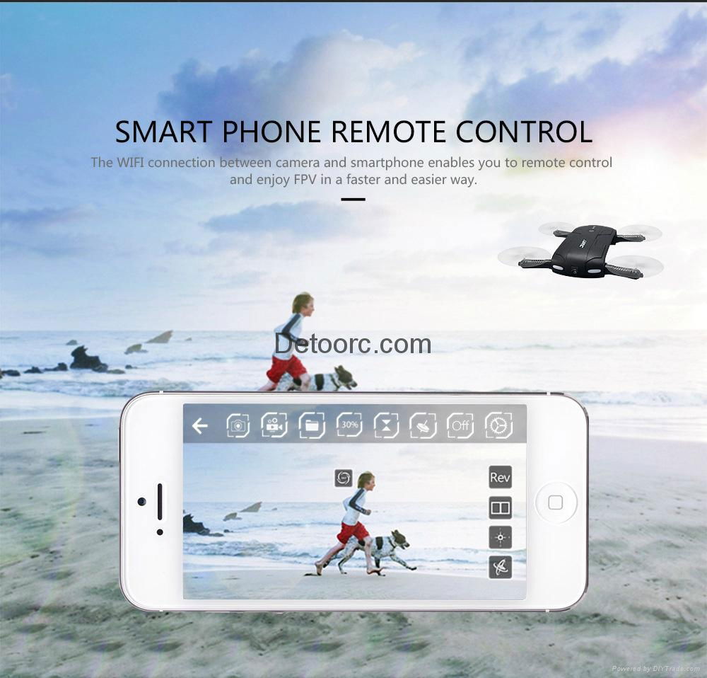 JJRC H37 Mini Selfie pocket drone with hd WIFI FPV Foldable camer Elfie Drone  3