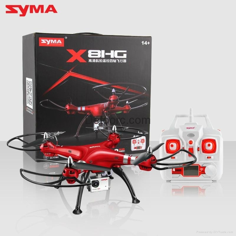 Syma X8HG HD 8MP Camera 2.4G 4ch 6Axis Gryo RC professional Drone 5