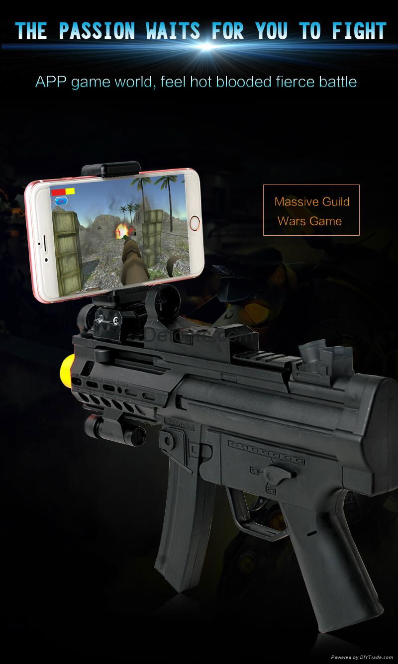 AR game gun for kids electric toy gun with shoot games phone controller 4