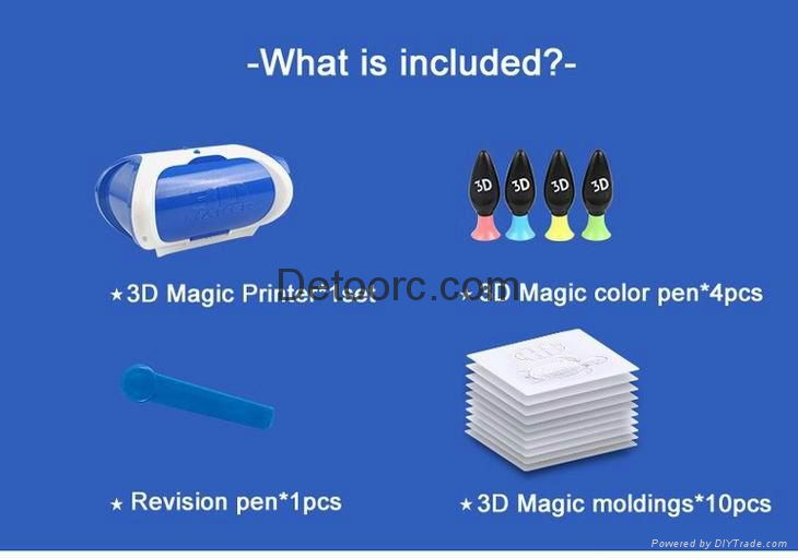 kids electronic 3d magic maker printing machine battery powered toys kids gift 5