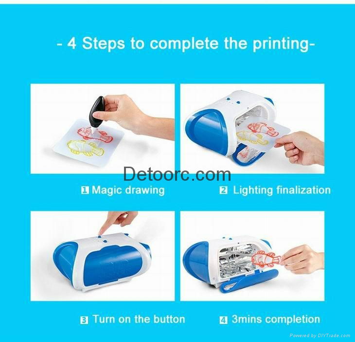 kids electronic 3d magic maker printing machine battery powered toys kids gift 3