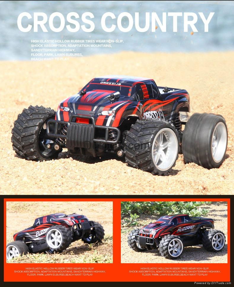 RC Racing high speed car toys 1:16 RC Car Monster Trunk Off-Road Vehicles E car  2